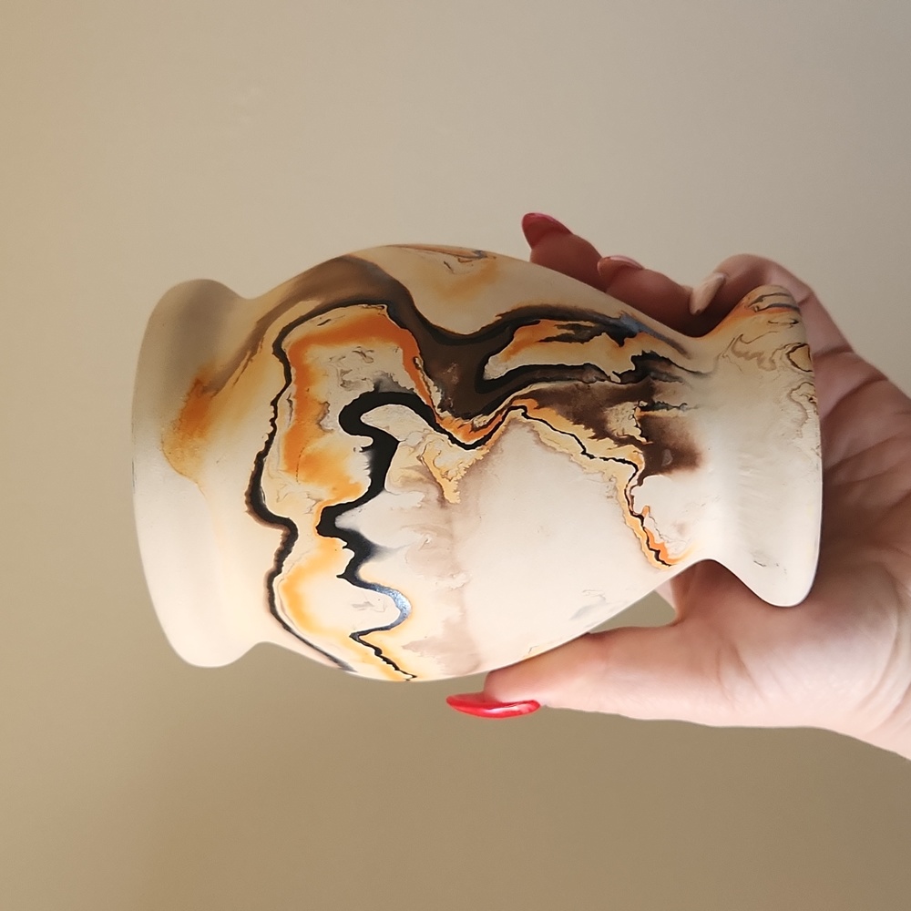 Nemadji Pottery ceramic vase made in USA